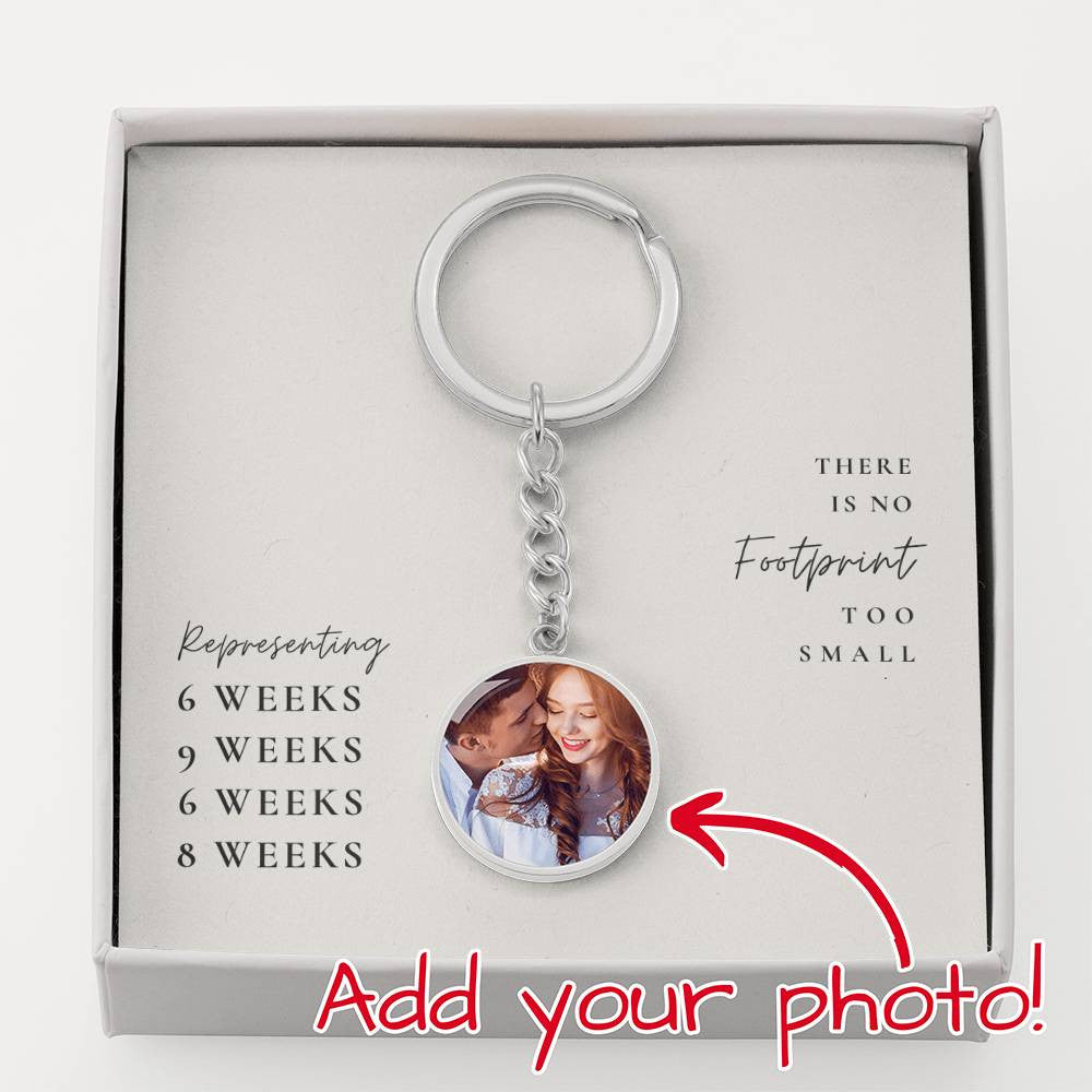 Gone So Soon Circle Keychain | 4 First Trimester Losses