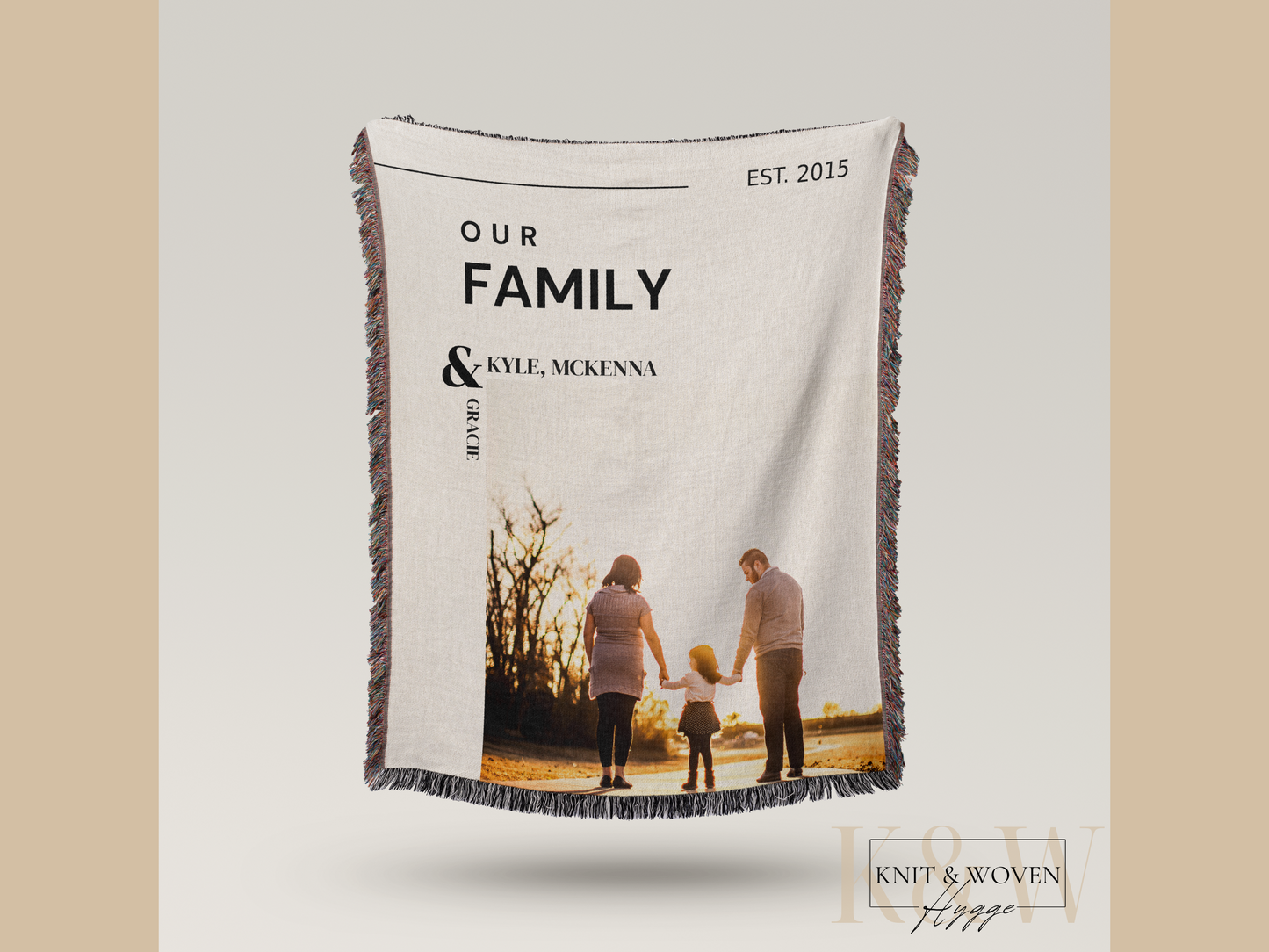 Family Photo Blanket