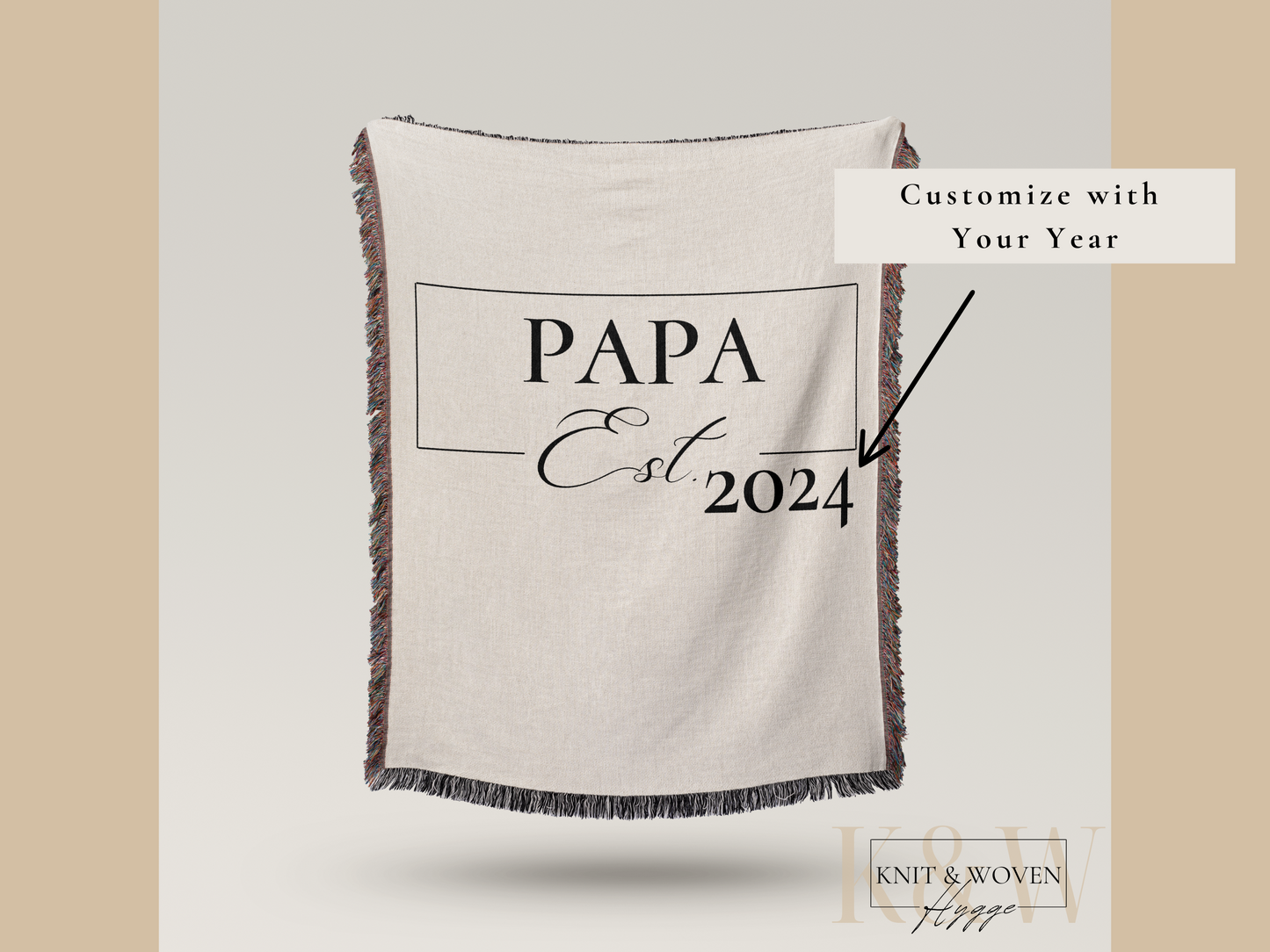 "PAPA" Blanket