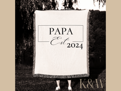 "PAPA" Blanket